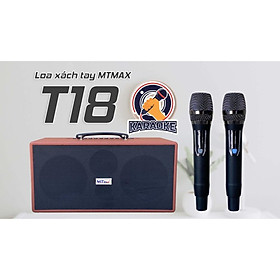 Mua Loa kéo xách tay TK T18 du lịch ngoại hình sang trọng hệ thống 4 loa 3 đường tiếng gồm 2 loa bass loa trung và 1 treb