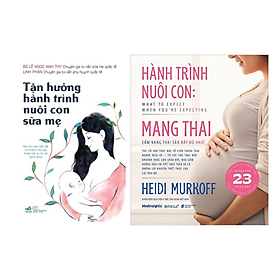 Hình ảnh Combo 2 Cuốn Chăm Sóc Trẻ: Tận Hưởng Hành Trình Nuôi Con Sữa Mẹ + Hành Trình Nuôi Con Mang Thai - Cẩm Nang Thai Sản Đầy Đủ Nhất