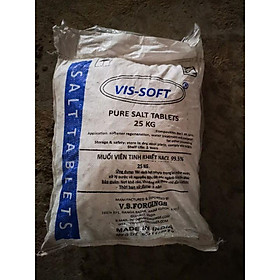 Mua muối hoàn nguyên 25kg Muối viên tinh khiết Ấn Độ dùng cho máy rửa bát và trong lọc nước