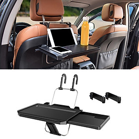 Car Steering Wheel Tray Stand Back Seat Headrest Tray Fit for Laptop Work Travel