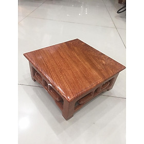 Mua Chân kệ thờ vuông  cao 7cm  nhiều kích cỡ  gỗ hương  thích hợp kê vật dụng thờ cúng
