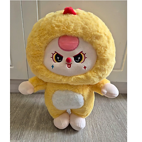 Thú nhồi bông baby three gà vàng đáng yêu - Size từ 35cm đến 70cm - Quà tặng gấu bông bb3 mèo đen êm mịn cho bé