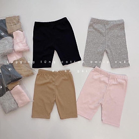 Quần lenging ngố hàng cotton co dãn 4 chiều cho bé gái