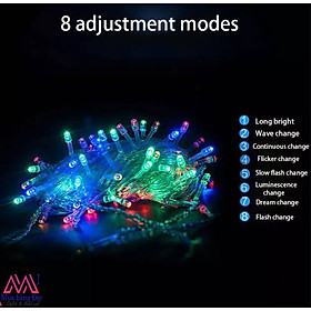 Đèn Trang Trí Đèn led trang trí lưới đánh cá cắm điện 3 x 2 mét