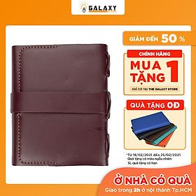 Sổ Bìa Da Bò Thật Cao Cấp Handmade Galaxy Store GSBD01 - Quà Tặng VIP Loại 1