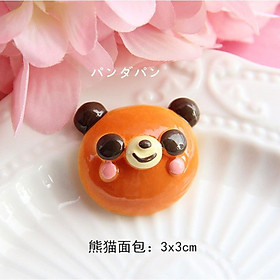 *HN* Charm bánh nướng hình mặt gấu bear cho các bạn trang trí vỏ ốp điện thoại, DIY