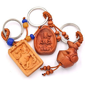 Bộ 3 móc khóa 12 con giáp tuổi Sửu BBPS12