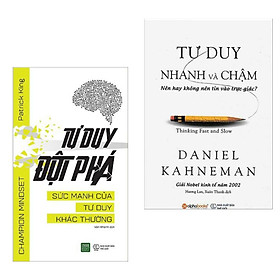 Combo Kỹ Năng Tư Duy Nhạy Bén: Tư Duy Đôt Phá + Tư Duy Nhanh Và Chậm (Bộ 2 Cuốn - Tặng Kèm Bookmark Happy Life)