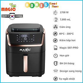 Mua Nồi Chiên Không Dầu Kiêm Nướng MAGIC ECO S-07 PRO 8 Chương Chình Nấu Dung Tích 7L Công Suất 1700W - Hàng Chính Hãng