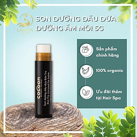 Son dưỡng dầu dừa Bến Tre Cocoon dưỡng ẩm môi 5g Lamita Hair Spa - LS043 - The Cocoon Original Vietnam