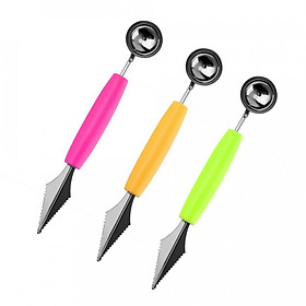 Mua Muỗng Inox Múc Kem & Trái Cây 2 Đầu Tròn