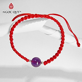Vòng tay thắt dây đỏ 1 viên đá thiên nhiên - Ngọc Quý Gemstones