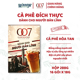 LION CAFE - Cà phê hòa tan 3in1 - 007 - Hộp 288g (16 gói x 18g)