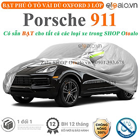 Bạt che phủ xe ô tô Porsche 911 vải dù 3 lớp CAO CẤP BPXOT - OTOALO