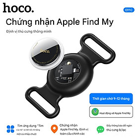 Thiết bị định vị GPS cho thú cưng Hoco E91C định vị toàn cầu cho iOS, thiết kế dạng đai đeo cổ - Hàng chính hãng