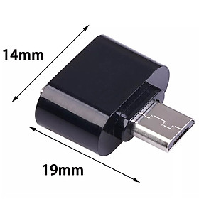 Bộ Chuyển Đổi Cáp Micro USB Bộ Chuyển Đổi USB 2.0 Sang USB OTG Cho Bàn Phím Chuột