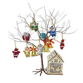 Christmas Tree Ornament Decoration 3Pcs bell Bedroom Outdoor Wedding