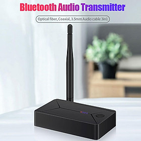 Tx13 Bluetooth 5.0 Audio Transmitter 3.5mm AUX Jack Coaxial Fiber Optic Wireless Adapter