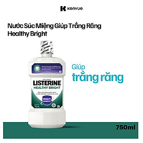 Nước Súc Miệng Làm Trắng Răng Listerine Healthy Bright (750ml) - 8850007813385