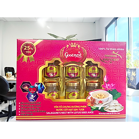 Tổ Yến Chưng Đường Phèn Với Nước Cốt Hạt Sen Tươi Good Nest