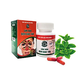 Viên uống viêm xoang, viêm mũi dị ứng Cẩm Thảo Dịch Giao Tán (chữa viêm xoang mãn tính, viêm đa xoang)