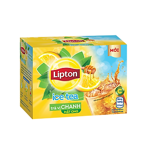 Hộp 16 Gói Trà Hòa Tan Lipton Ice Tea Chanh Mật Ong 14g gói