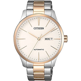 Đồng Hồ Nam Citizen Dây Thép Không Gỉ NH8356-87A - Mặt Trắng