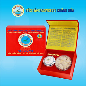 Hộp quà tặng Yến sào Sanvinest Khánh Hòa chính hiệu nguyên tổ 50g - Q150