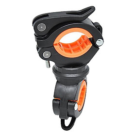 Cycling Bike  Rotating Light Double Holder Flashlight Handlebar