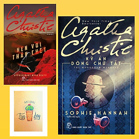 Hình ảnh Combo Agatha Christie: Hẹn Với Thần Chết và Kỳ Án Dòng Chữ Tắt ( Tặng Kèm Sổ Tay Xương Rồng )