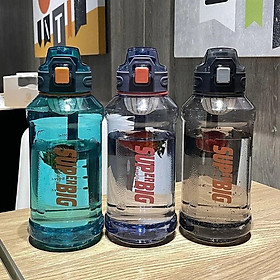 Bình Đựng Nước Thể Thao Super Big 1200Ml Có Vạch Chia Tiện Lợi