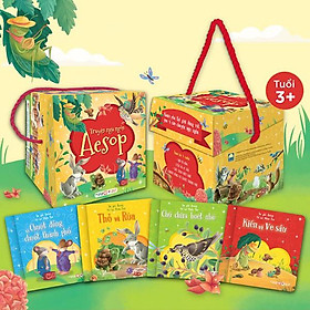 Sách - Boxset Truyện Ngụ Ngôn Aesop (Hộp 4 Cuốn)