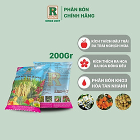 Phân bón KNO3 THL K Gold 13-0-46 kích thích ra hoa nghịch mùa, trái to ngọt 1kg và 200gr