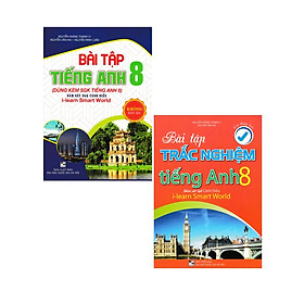 combo bài tập trắc nghiệm tiếng anh 8 + bài tập tiếng anh 8 (bám sát sgk cánh diều i-learn smart world) (bộ 2 cuốn)