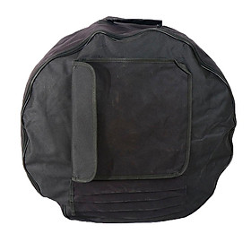Percussion Army Drum Bag with Double Shoulder Strap and Outside Pocket for 22 24 25 Inch Bass Drum