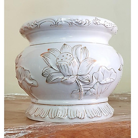 Mua Bát nhang bạch ngọc cao 14 cm