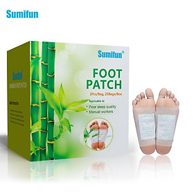 Bamboo vinegar foot patch with tape