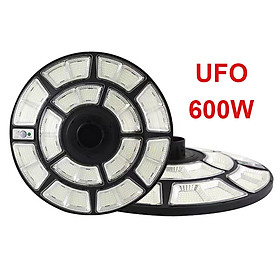 Đèn năng lượng mặt trời UFO 600W,13 Khoang,Vỏ nhựa ABS,Tấm pin liền,Cảm biến chuyển động, Ánh sáng trắng- 600WUFO