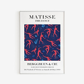 Tranh treo tường | Tranh Matisse - Red Nude Woman, Matisse Cutouts, Henri Matisse Papier Decoupes