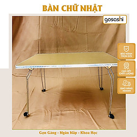 Bàn Học Sinh Vân Gô Chân Bóp Bề Mặt Phủ Melamin Chống Nước, Chống Xước, Bo Viền