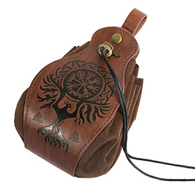 1PC Vintage Purse Accessories PU Leather Portable   Waist Bag for Gift