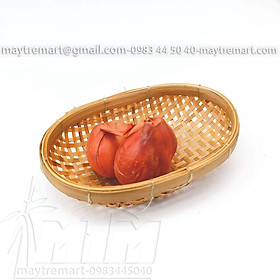 Mua Rổ tre nhí oval  trang trí  phụ kiện chụp hình  đạo cụ giảng dạy