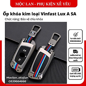 Ốp khóa kim loại, Vỏ bọc chìa ô tô Vinfast Fadil - Lux a , Lux Sa 2.0 cao cấp