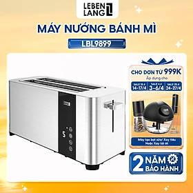 Mua Máy nướng bánh mì Lebenlang LBL9899  dùng hâm nóng  nướng bánh mì sandwich  công suất 850W  bảo hành 2 năm - hàng chính hãng