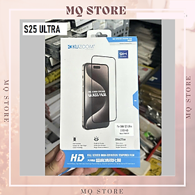Kính Cường lực KUZOOM SS S25 Ultra - S24 Ultra - S24 Plus trong suốt full màn hình AKZ ( hàng chính hãng)
