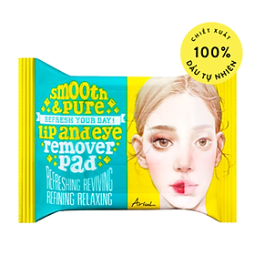 Bông tẩy trang mắt và môi ARIUL SMOOTH & PURE (30 miếng)
