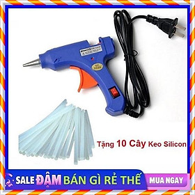 Mua Súng bắn keo nến nhỏ - 20W  súng bắn keo mini tặng 10 cây keo nến