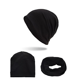Mũ trùm đầu thun trơn đa năng, Khăn trùm đầu phù hợp cả nam và nữ