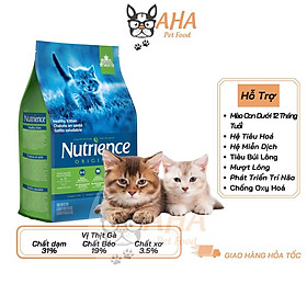 Thức Ăn Cho Mèo - Nutrience Bao 2,5kg Thịt Gà, Cá Hồi, Cá Trích Cá Tuyết - Da Lông Bóng Mượt, Hệ Tiêu Hoá, Hệ Miễn Dịch