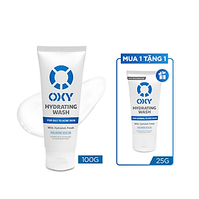 Sữa rửa mặt cho nam Oxy sạch dịu nhẹ, giảm khô căng dạng gel Oxy Hydrating Wash 100g